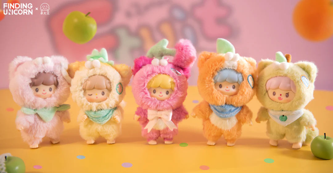 zZoton Cat Fruit Basket Blind Box Plush Series