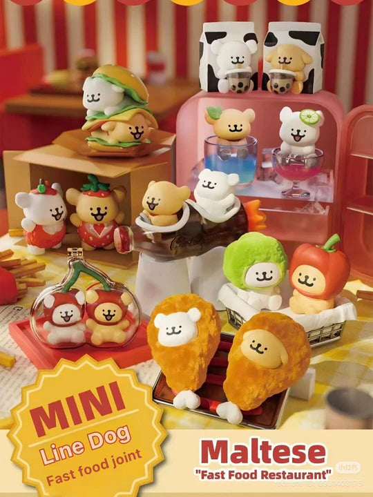 Maltese “Fast Food Shop” Series Mini Figure Blind Box - Preorder