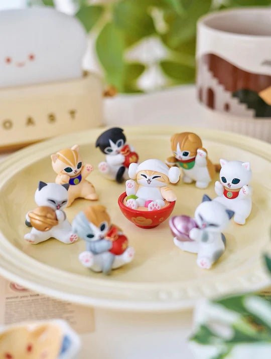 Mofusand Lucky Cat Series Mini Cat Head Blind Box - Preorder