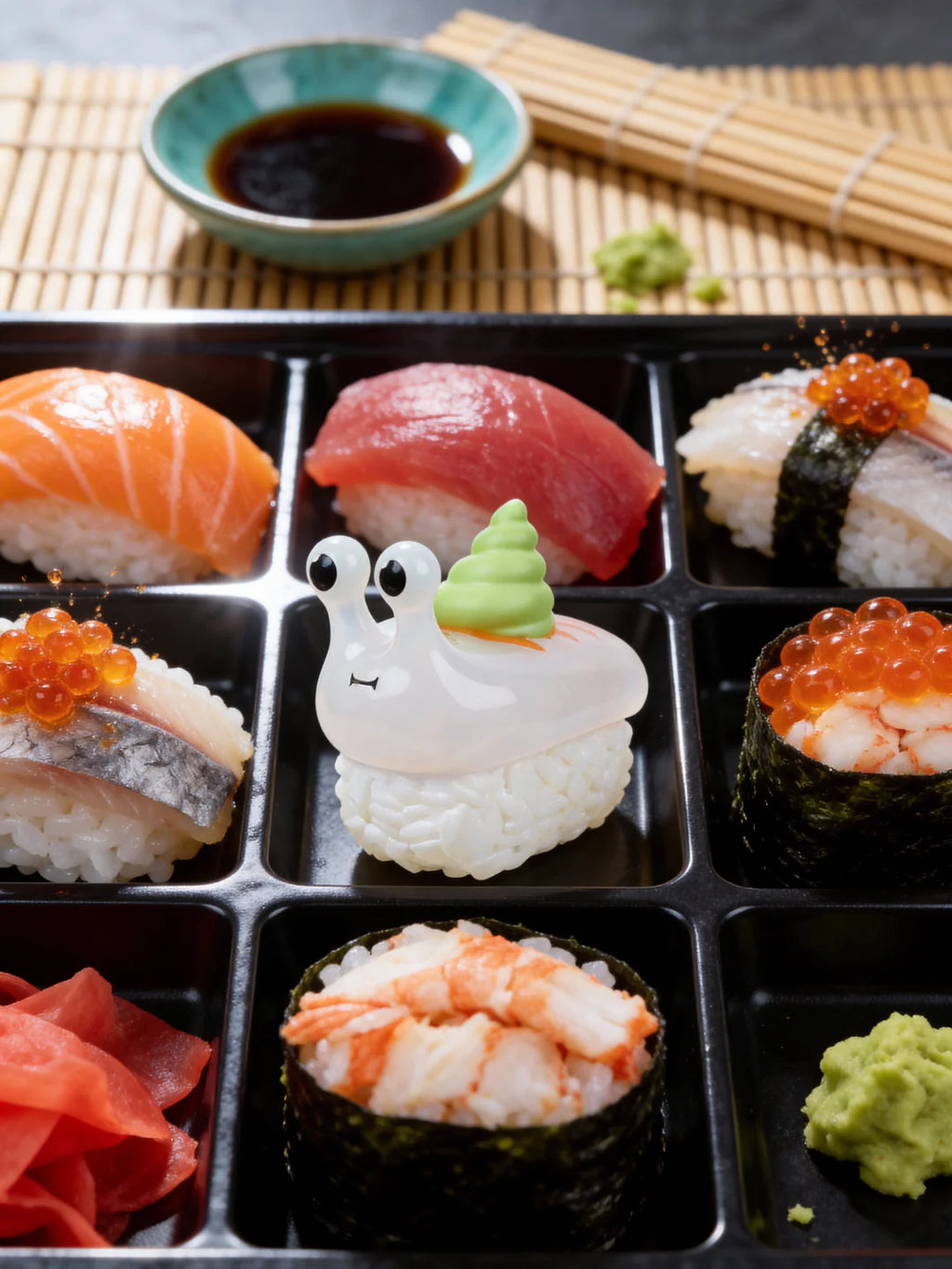 Sushi Snail Blind Box Series by Sad Salesman