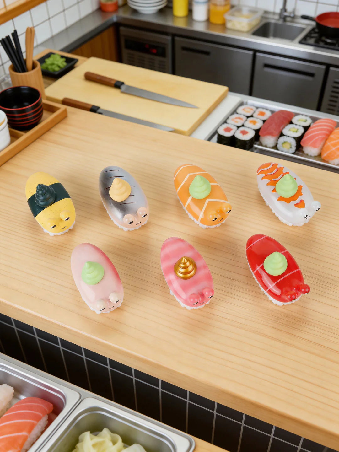 Sushi Snail Blind Box Series by Sad Salesman